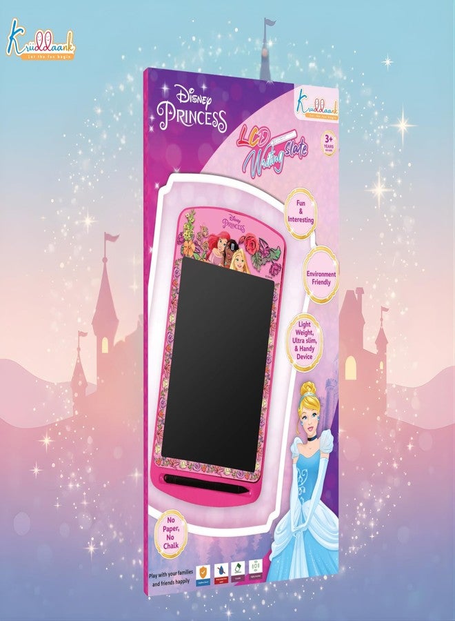 Kriiddaank لوحة الرسم الإلكترونية Kriiddaank Princess LCD، مقاس 10.5 بوصة، لوحة LCD قابلة لإعادة الكتابة، لوحة سفر للأطفال الصغار، هدية عيد ميلاد للأعمار من 3 إلى 9 سنوات، ألوان مستوحاة من الأميرات - Image 4